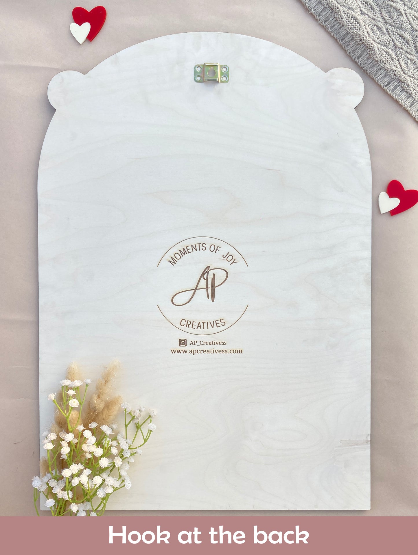 12 MONTH BABY PHOTO BOARD | BOW THEME