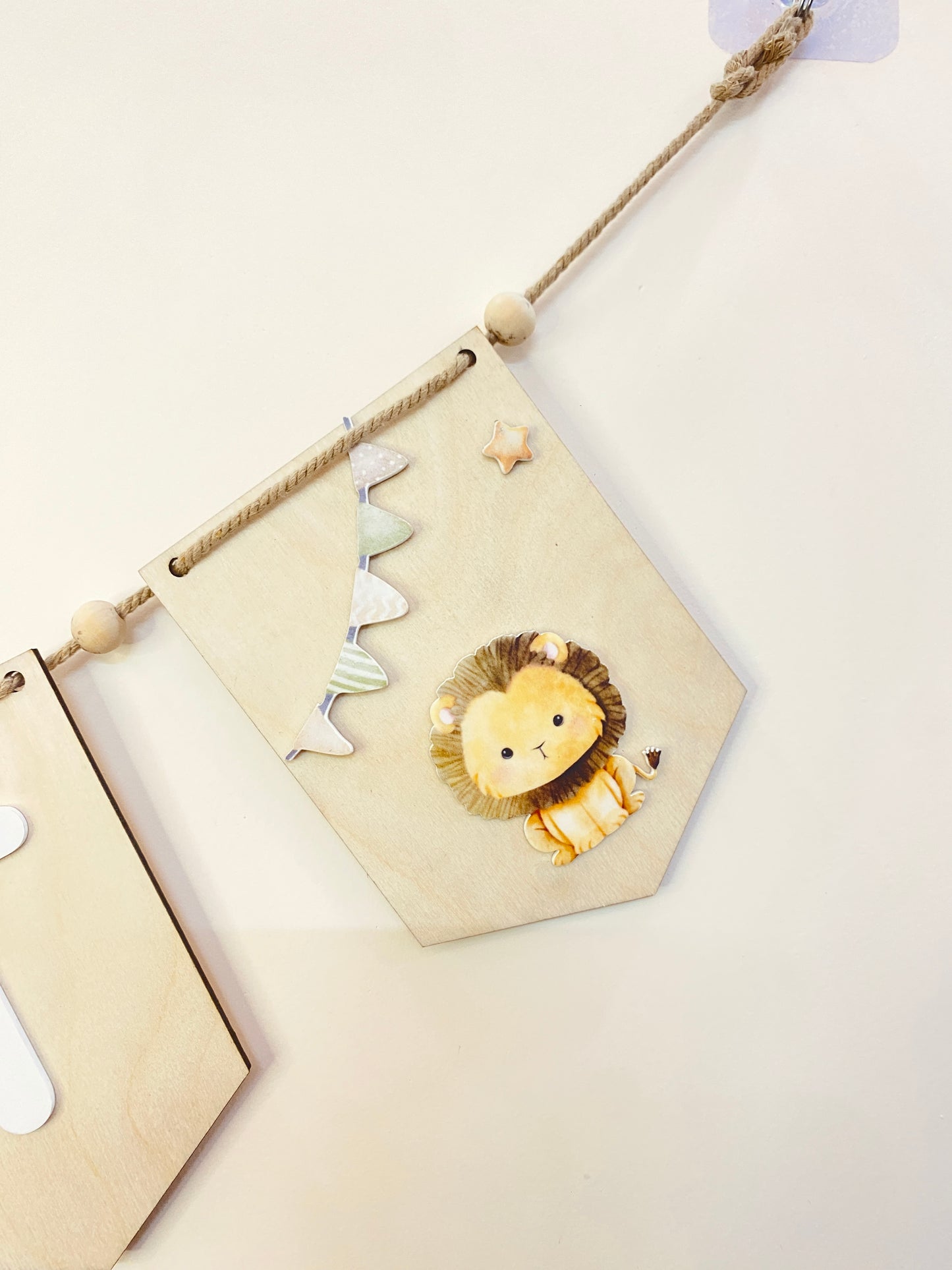 Baby name bunting | Jungle Theme