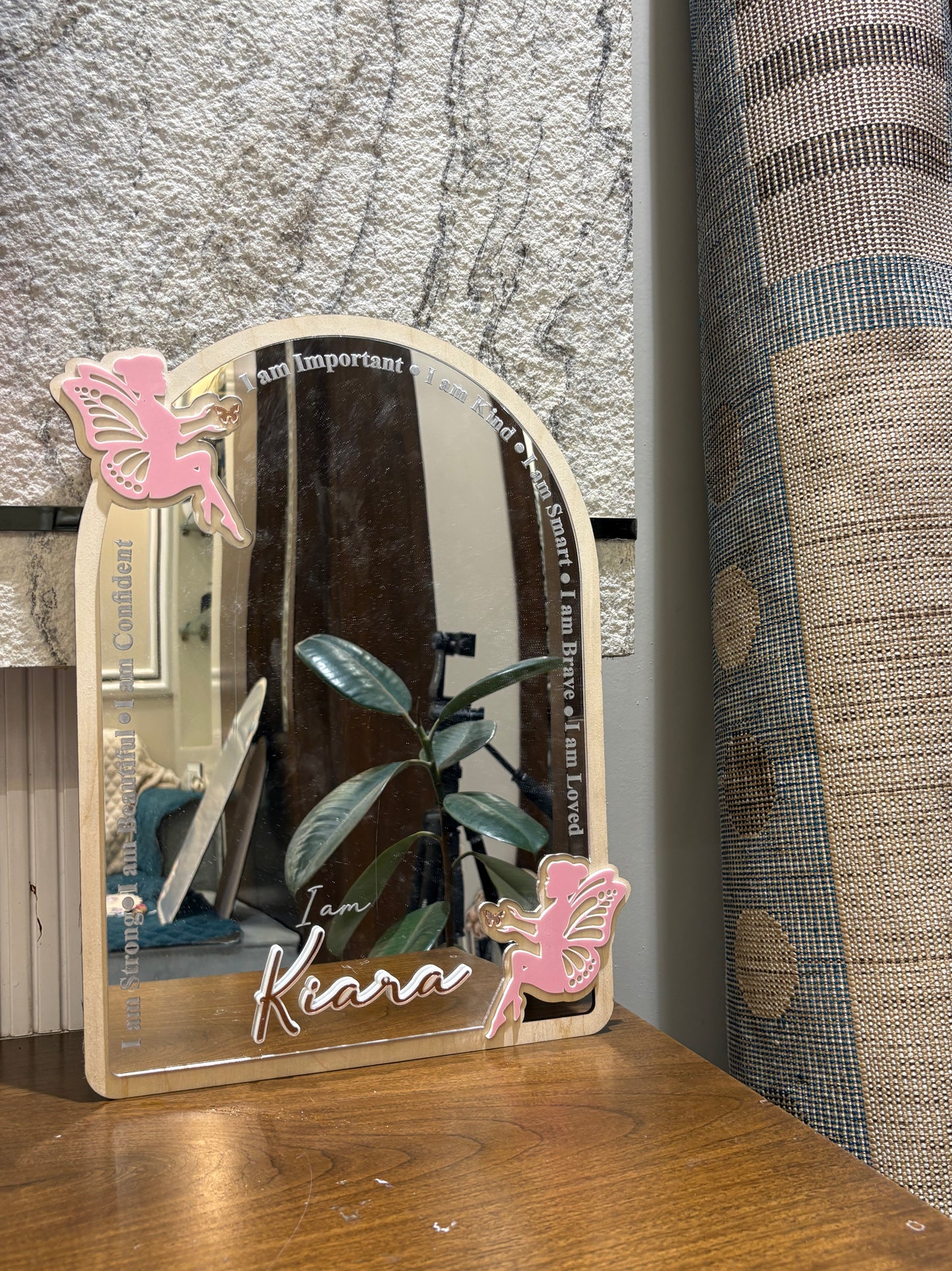 Affirmation Mirror | Fairy theme | Personalize | Unbreakable