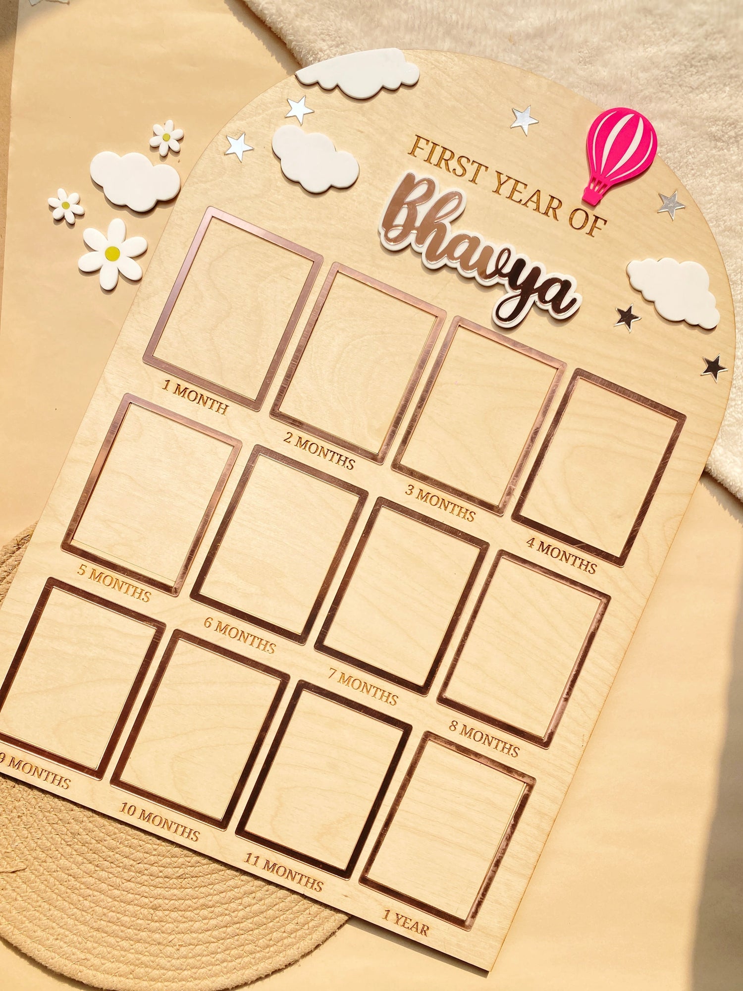 12 Month Photo Board