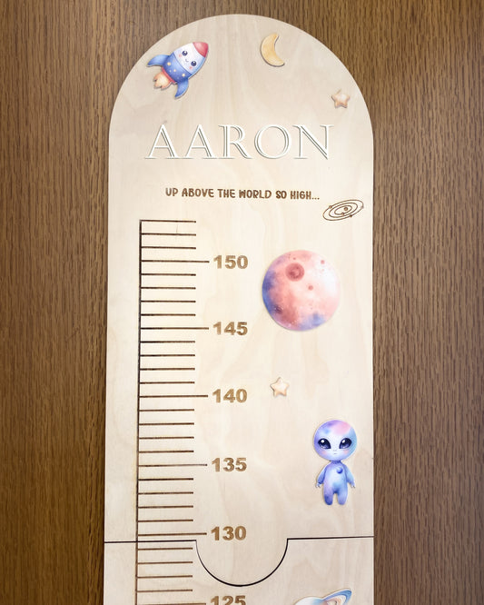 Growth chart Space theme