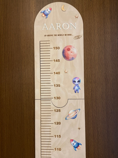 Growth chart Space theme