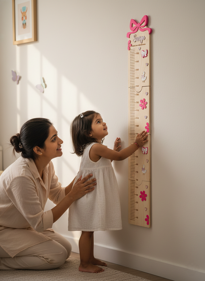 Growth chart Bow theme