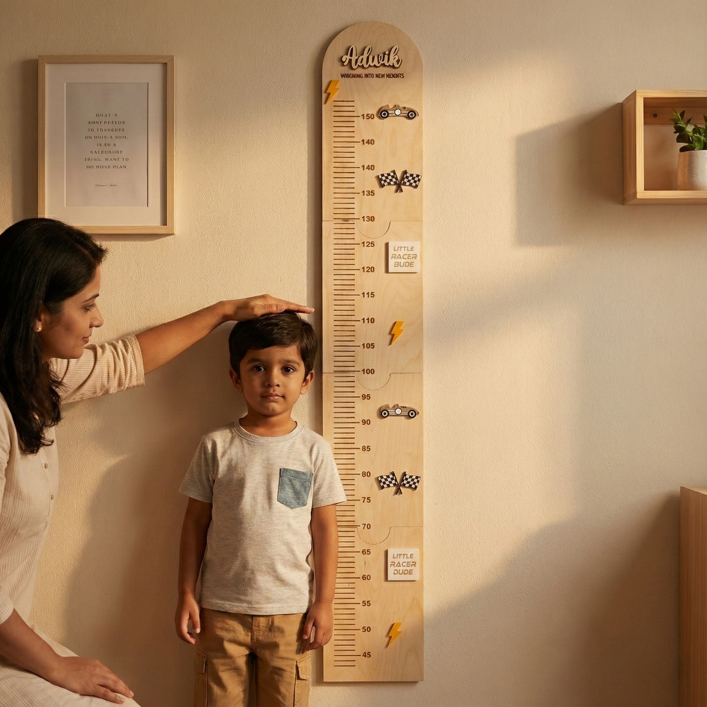 Growth chart Car Race theme