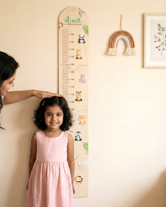 Growth chart Jungle safari theme