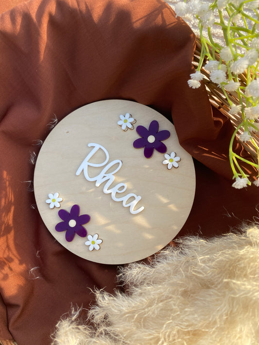 Name card || Daisy Theme