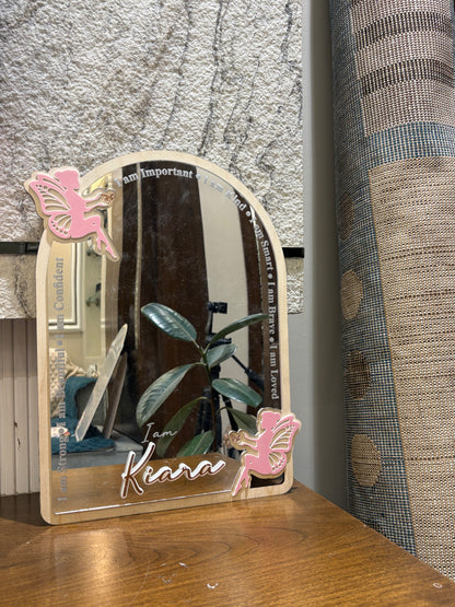 Affirmation Mirror | Fairy theme | Personalize | Unbreakable