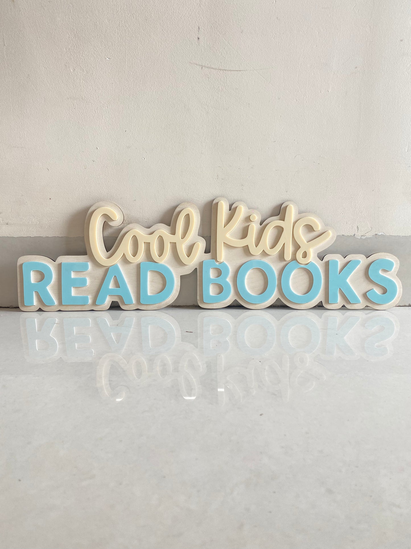 Cool Kids Customized Wooden Name Card | Acrylic And Wood