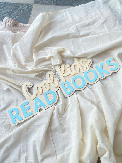 Cool Kids Customized Wooden Name Card | Acrylic And Wood