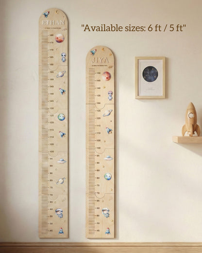 Growth chart Space theme