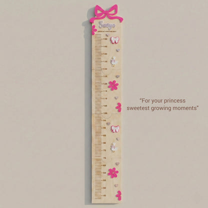 Growth chart Bow theme