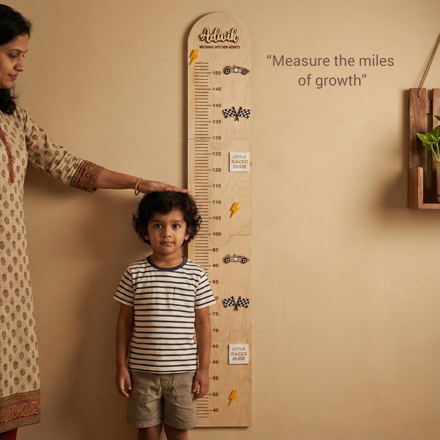 Growth chart Car Race theme