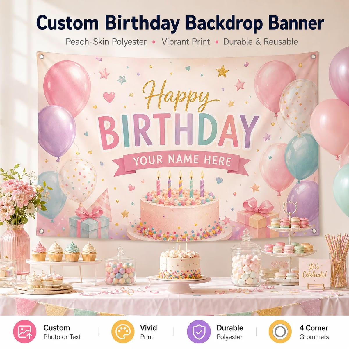 Birthday Backdrop Theme 1