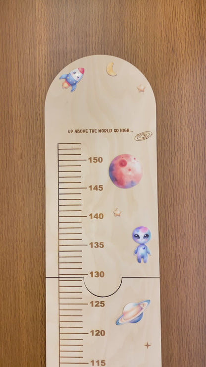 Growth chart Space theme
