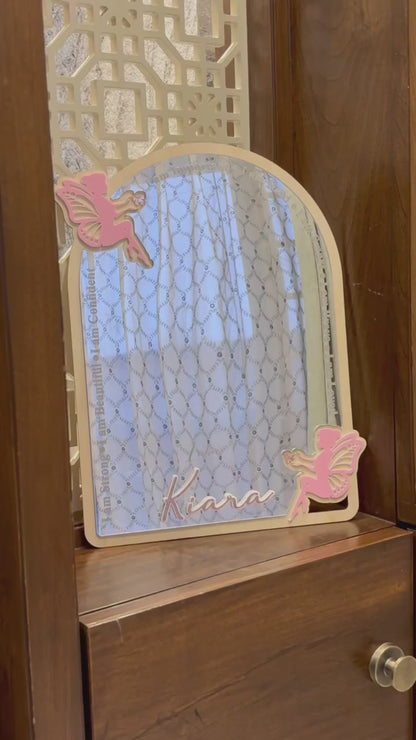 Affirmation Mirror | Fairy theme | Personalize | Unbreakable