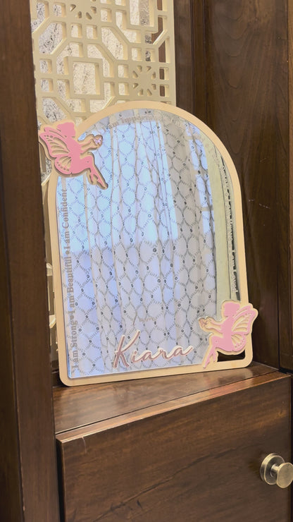 Affirmation Mirror | Fairy theme | Personalize | Unbreakable