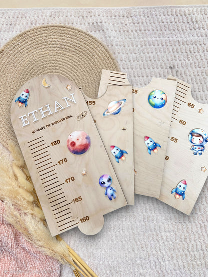 Growth chart Space theme