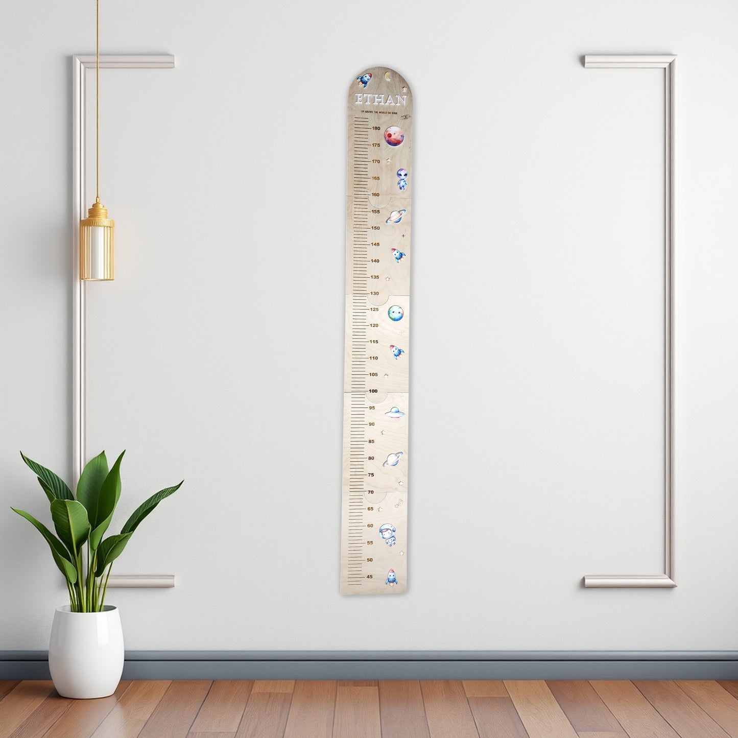 Growth chart Space theme