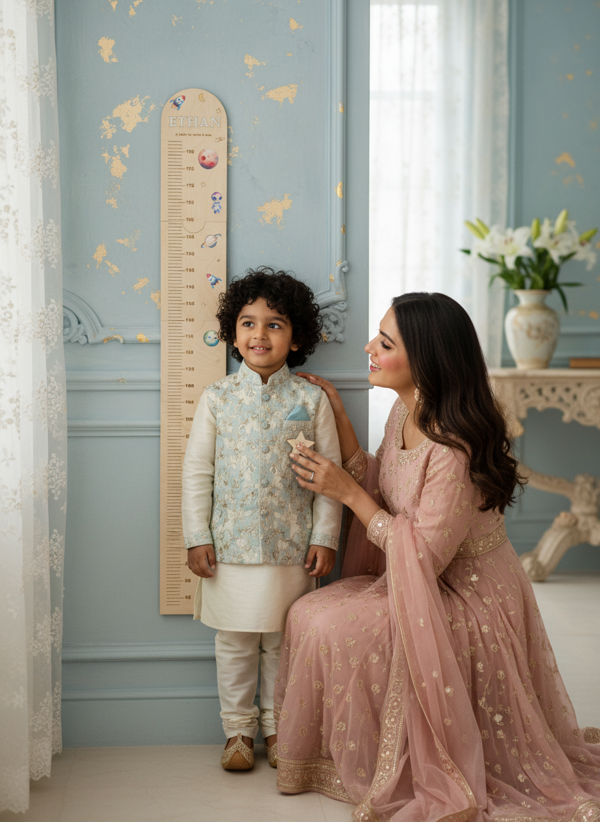 Growth chart Space theme